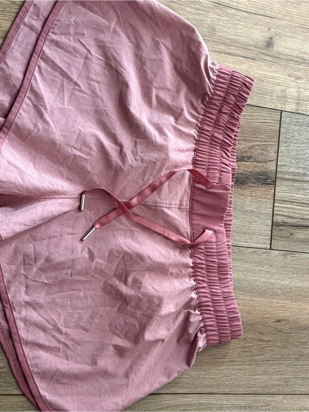 Pink athletic shorts